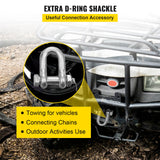 Automotive Repair & Speciality Tools: VEVOR V Bridle Chain, 5/16 in x 2 ft Tow Chain Bridle, Grade 80 V-Bridle Transport Chain, 9260 Lbs Break Strength with TJ Hooks & Grab Hooks, Heavy Duty Pear Link Connector and Chain Shorteners