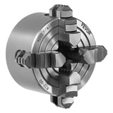 Drill & Screwdriver Accessories: VEVOR 4-Jaw Lathe Chuck, 3 Inch (80 mm), 4-Jaw Chuck, 0.1-3.15 in (5-80 mm) Clamping Range with T-key Fixing Screws Reversible Jaws, HT300 Material, Internal External for Wood Metal Lathe