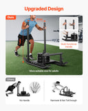 Mobility & Accessibility: VEVOR Weight Sled, Steel Power Sled, Fitness Strength Training Sleds for Athletic Exercise Speed Improvement, Workout Fitness Equipment with Handle, Compatible with 25/51 mm Weight Plates, Black