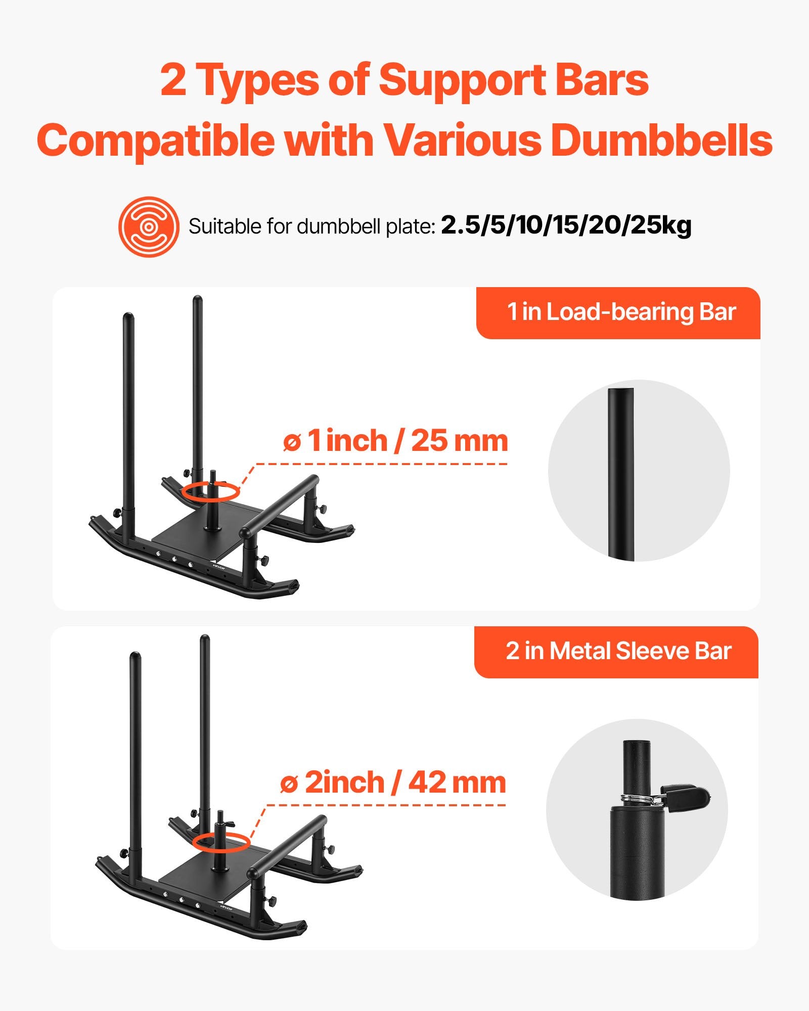 Mobility & Accessibility: VEVOR Weight Sled, Steel Power Sled, Fitness Strength Training Sleds for Athletic Exercise Speed Improvement, Workout Fitness Equipment with Handle, Compatible with 25/51 mm Weight Plates, Black