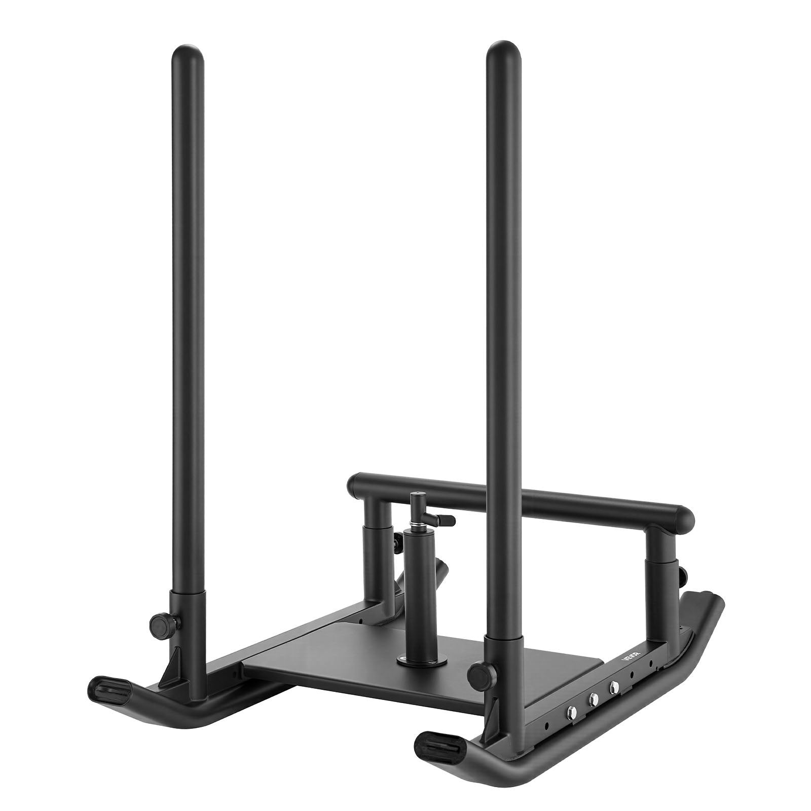 Mobility & Accessibility: VEVOR Weight Sled, Steel Power Sled, Fitness Strength Training Sleds for Athletic Exercise Speed Improvement, Workout Fitness Equipment with Handle, Compatible with 25/51 mm Weight Plates, Black