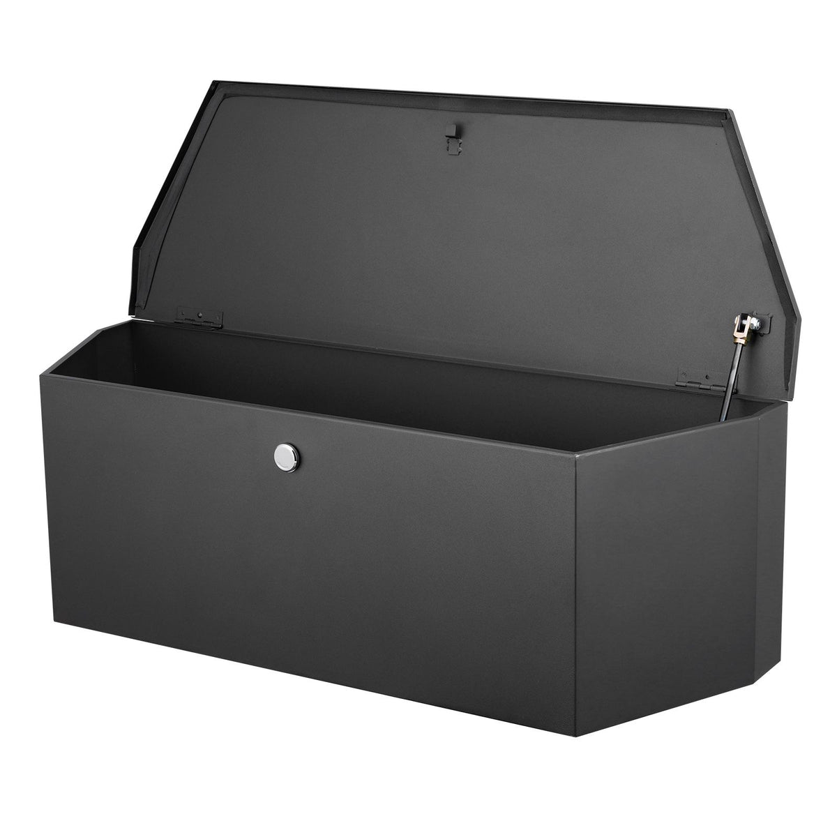 Trailer Tongue Box, Carbon Steel Tongue Box Tool Chest, Heavy Duty Trailer Box Storage with Lock and Keys, Utility Trailer Tongue Tool Box for Pickup Truck Bed, RV Trailer, 91.44cmx30.48 cmx30.4