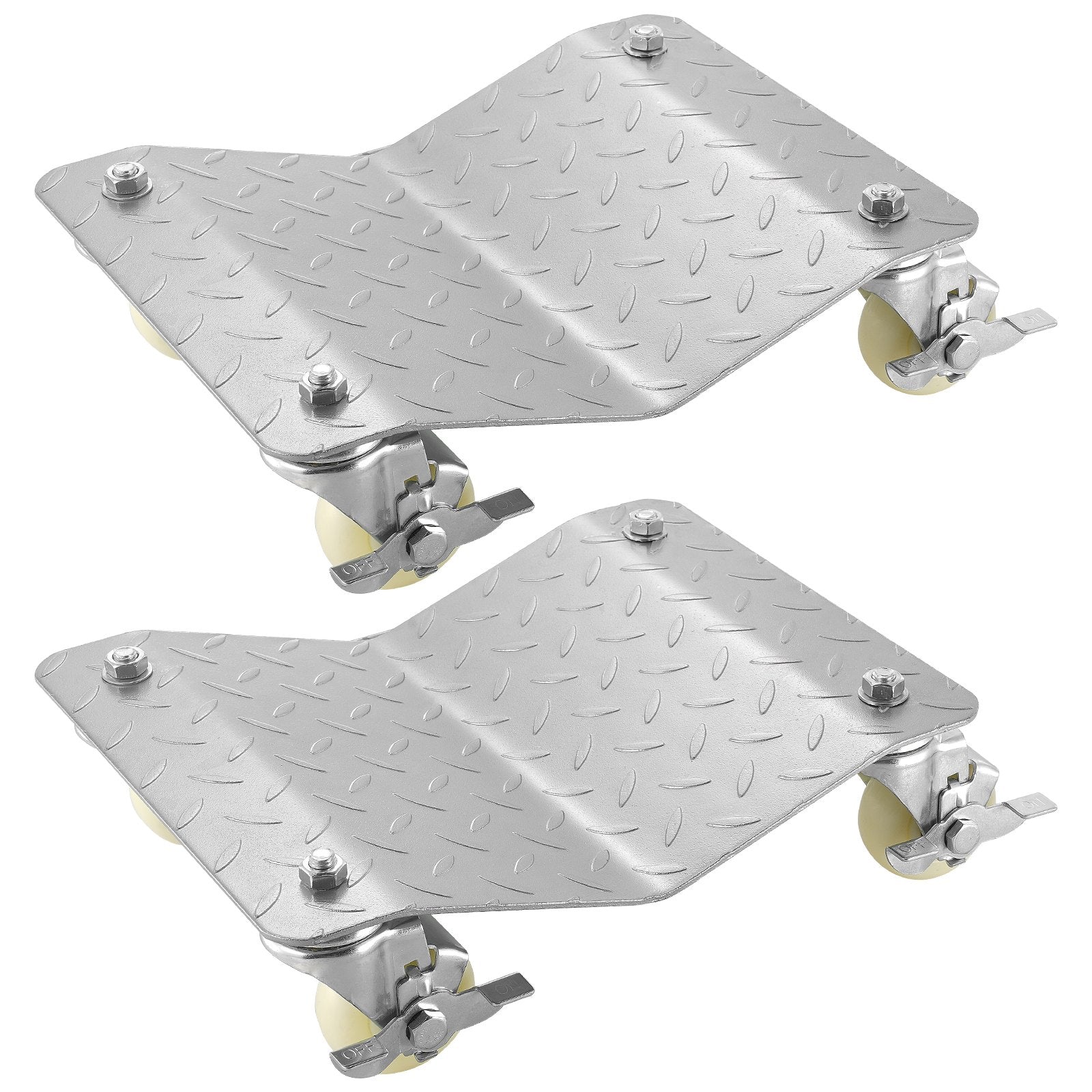 Utility Trolleys: VEVOR 2 Pcs Tire Wheel Dollies 12"X16" Platform Size Wheel Car Dolly 3" Caster Wheel Dolly for Vehicle Car Auto Repair (2 Pcs)