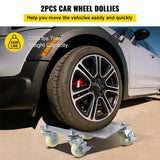 Utility Trolleys: VEVOR 2 Pcs Tire Wheel Dollies 12"X16" Platform Size Wheel Car Dolly 3" Caster Wheel Dolly for Vehicle Car Auto Repair (2 Pcs)