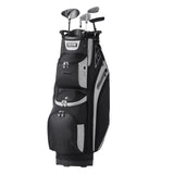 Golf Accessories: VEVOR Golf Cart Bag with 14 Way Organizer Divider Top, 13 Pockets Premium Cart Bag, Durable 600D Polyester Fabric Golf Bags with Handles & Dust Cover & Detachable Straps for Men & Women, Black Color-Block