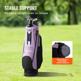 Cat Carriers & Crates: VEVOR Golf Cart Bag with 14 Way Organizer Divider Top, 36” Multiple Pockets Premium Cart Bag, Durable Golf Bags with Handles & Dust Cover & Detachable Strap for Men & Women, Black Purple