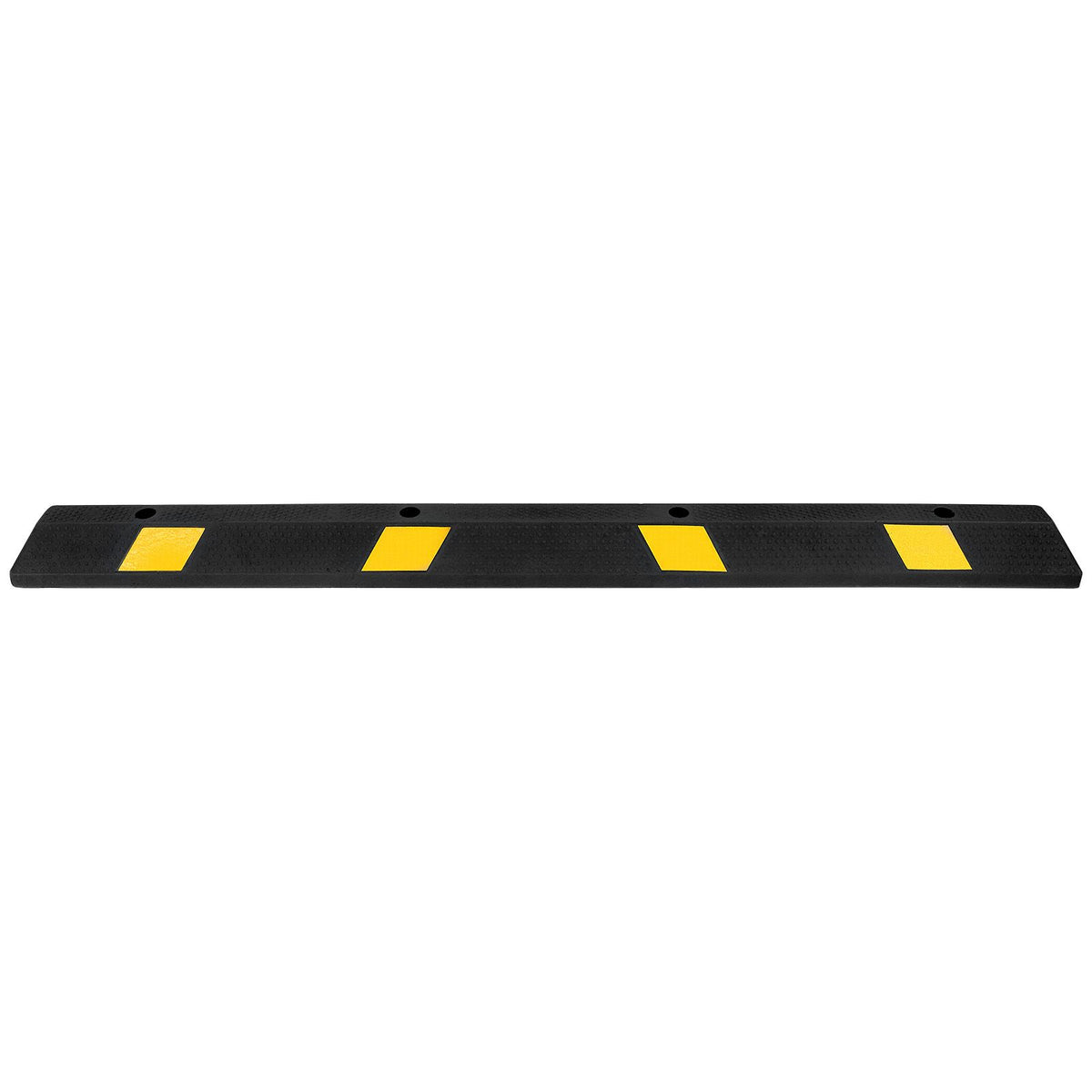 Parking Stopper, 1840 mm Heavy Duty Parking Aid for Garage, Rubber Curb Garage Floor Stopper with Reflective Strips, Vehicles Gadgets for Cars Vans Trucks Tire Wheel Guide Block Stops Bumpers