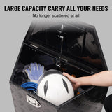 Bicycle Stands & Storage: VEVOR Trailer Tongue Box, Aluminum Alloy Diamond Plate Tongue Box Tool Chest, Heavy Duty Trailer Box Storage with Lock and Keys, for Pickup Truck, RV, Trailer, 737 x 410 x 460 mm/29x16.5x18inch