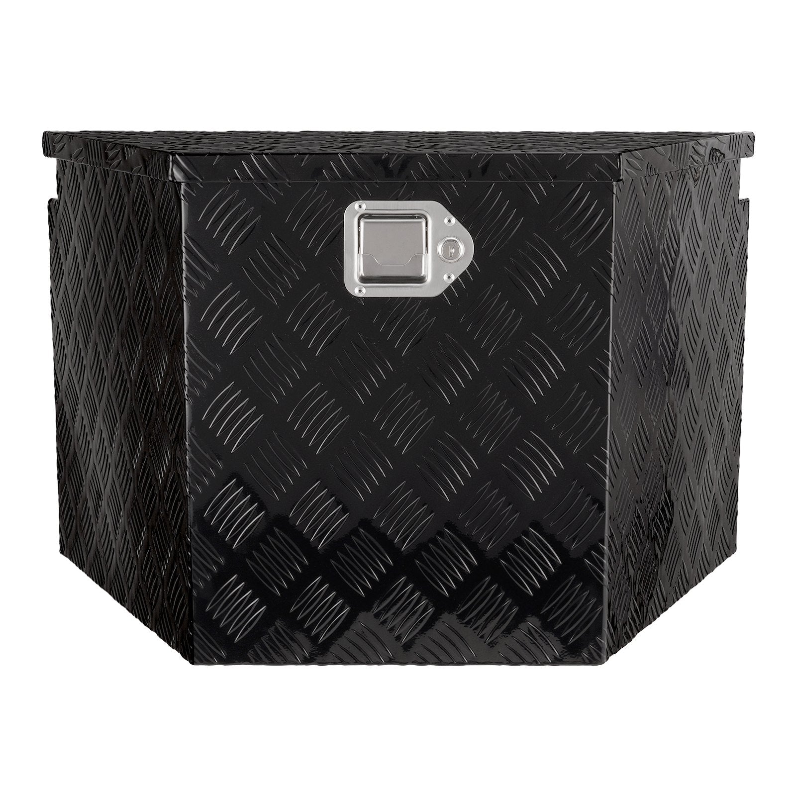 Bicycle Stands & Storage: VEVOR Trailer Tongue Box, Aluminum Alloy Diamond Plate Tongue Box Tool Chest, Heavy Duty Trailer Box Storage with Lock and Keys, for Pickup Truck, RV, Trailer, 737 x 410 x 460 mm/29x16.5x18inch