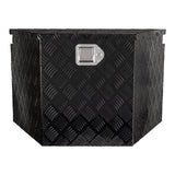 Bicycle Stands & Storage: VEVOR Trailer Tongue Box, Aluminum Alloy Diamond Plate Tongue Box Tool Chest, Heavy Duty Trailer Box Storage with Lock and Keys, for Pickup Truck, RV, Trailer, 737 x 410 x 460 mm/29x16.5x18inch