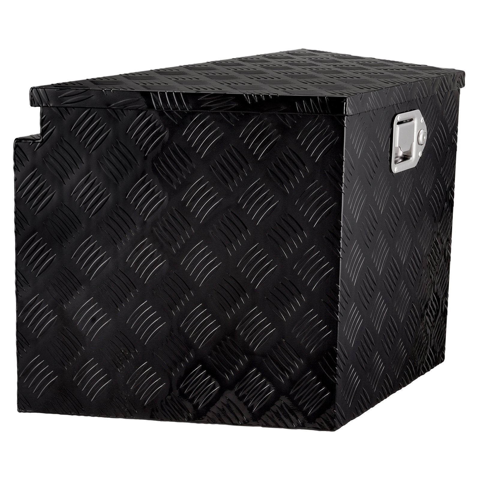 Bicycle Stands & Storage: VEVOR Trailer Tongue Box, Aluminum Alloy Diamond Plate Tongue Box Tool Chest, Heavy Duty Trailer Box Storage with Lock and Keys, for Pickup Truck, RV, Trailer, 737 x 410 x 460 mm/29x16.5x18inch