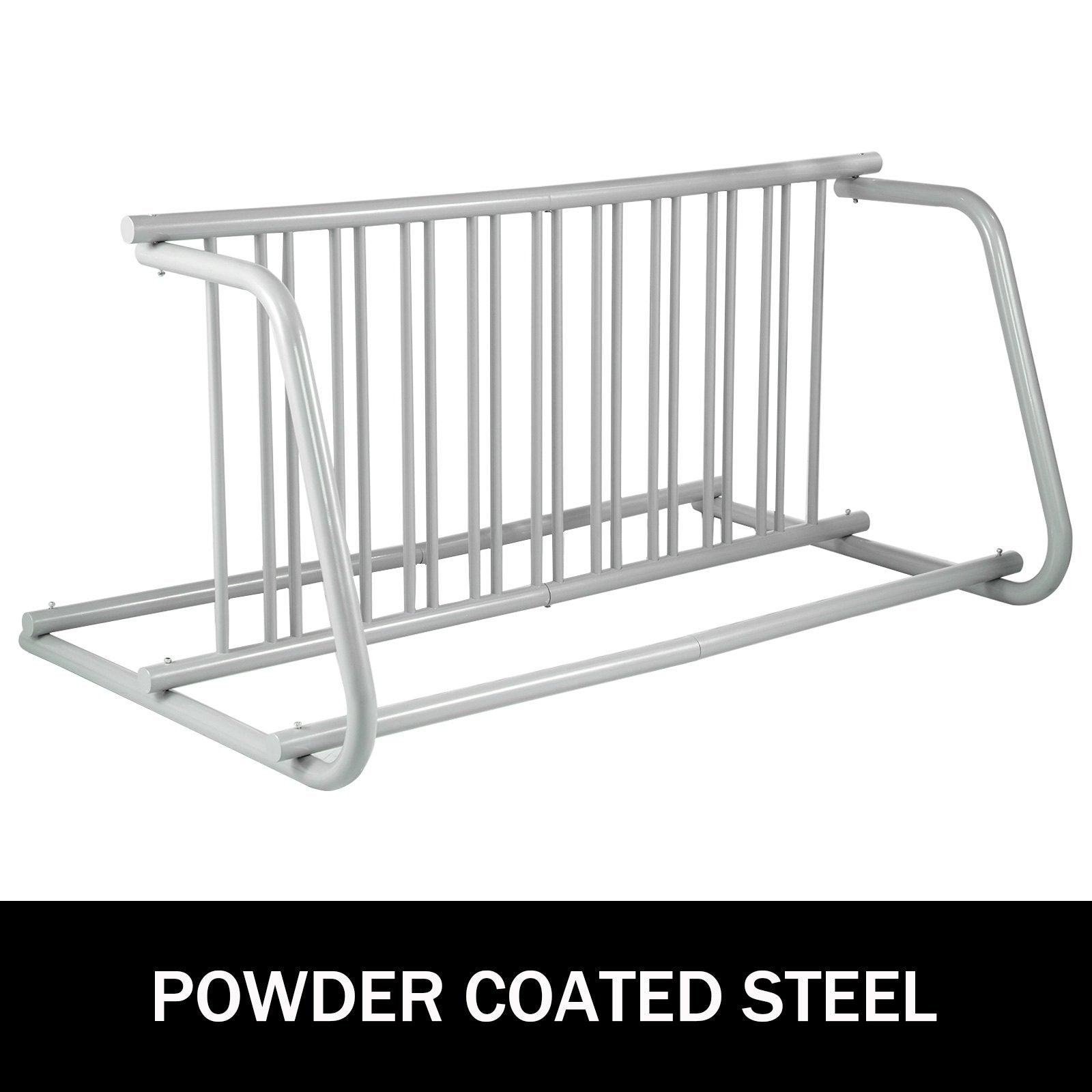 Bicycle Stands & Storage: VEVOR 10 Holders Floor Bike Rack, 59" Length All-Steel Grid Bike Rack, 10-Bike Capacity Dual-Side Storage Stand for Garages Streets Yards Bike Events