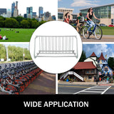 Bicycle Stands & Storage: VEVOR 10 Holders Floor Bike Rack, 59" Length All-Steel Grid Bike Rack, 10-Bike Capacity Dual-Side Storage Stand for Garages Streets Yards Bike Events
