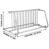 Bicycle Stands & Storage: VEVOR 10 Holders Floor Bike Rack, 59" Length All-Steel Grid Bike Rack, 10-Bike Capacity Dual-Side Storage Stand for Garages Streets Yards Bike Events