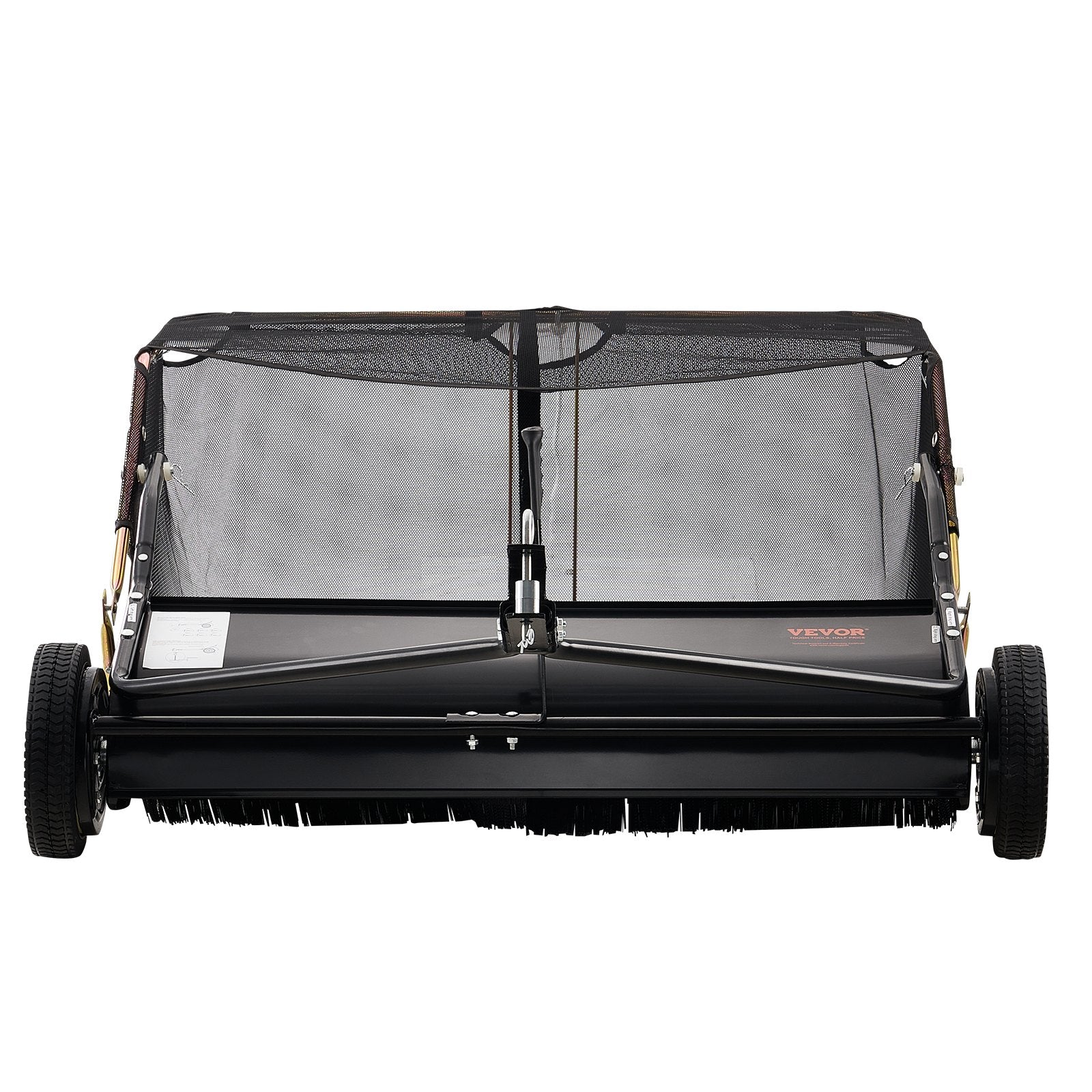 Chainsaws: VEVOR 106.6 cm Lawn Sweeper Tow Behind, 12 cu.ft. Large Pull Behind Grass Sweeper, Heavy Duty Leaf & Grass Collector with Dumping Rope Design, Adjustable Sweeping Height for Picking Up Debris & Grass