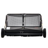 Chainsaws: VEVOR 106.6 cm Lawn Sweeper Tow Behind, 12 cu.ft. Large Pull Behind Grass Sweeper, Heavy Duty Leaf & Grass Collector with Dumping Rope Design, Adjustable Sweeping Height for Picking Up Debris & Grass