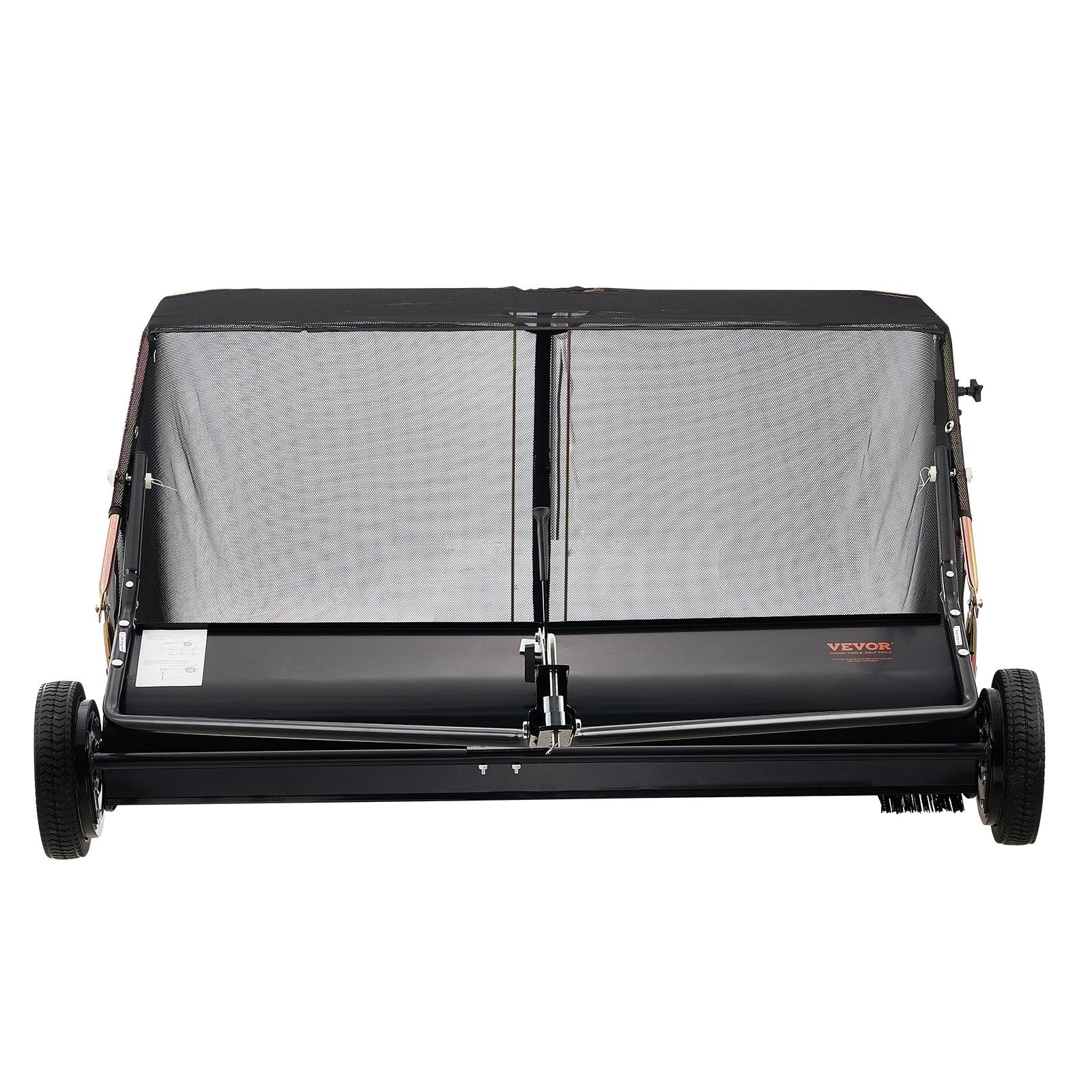Lawn Rollers: VEVOR Tow-Behind Lawn Sweeper 132cm Leaf Yard Collector 26 cu.ft. Adjustable