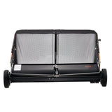 Lawn Rollers: VEVOR Tow-Behind Lawn Sweeper 132cm Leaf Yard Collector 26 cu.ft. Adjustable