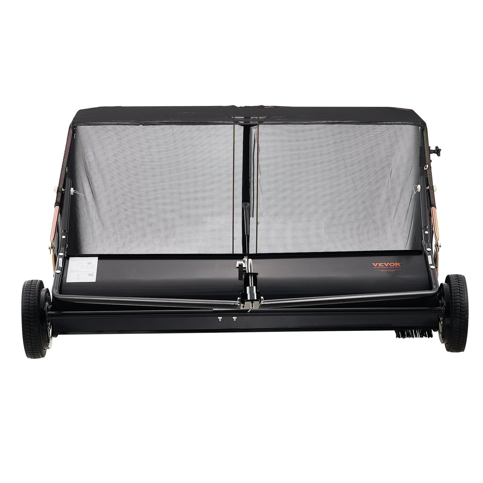 Lawn Rollers: VEVOR Tow-Behind Lawn Sweeper 132cm Leaf Yard Collector 26 cu.ft. Adjustable
