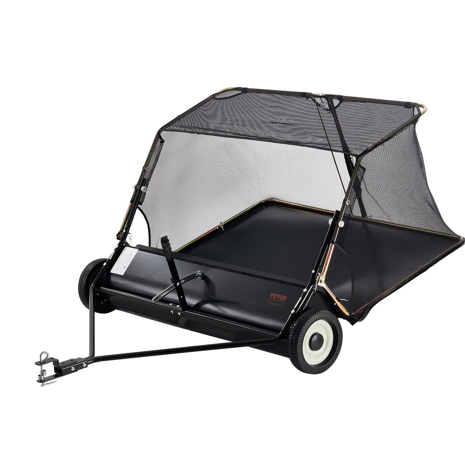 Lawn Rollers: VEVOR Tow-Behind Lawn Sweeper 132cm Leaf Yard Collector 26 cu.ft. Adjustable