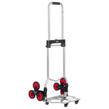 Mobility & Accessibility: VEVOR Stair Climbing Cart Heavy Duty Folding Hand Truck Dolly 118 kg 10 Wheels