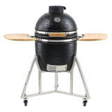 BBQ Tools: VEVOR Portable Charcoal Grill, Propane Gas Grills with Cover and Cart, Heavy Duty Stainless Steel BBQ Grill, Mini Smoker for Outdoor Cooking, Barbecue Camping, Picnic, and Backyard, Black