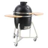 BBQ Tools: VEVOR Portable Charcoal Grill, Propane Gas Grills with Cover and Cart, Heavy Duty Stainless Steel BBQ Grill, Mini Smoker for Outdoor Cooking, Barbecue Camping, Picnic, and Backyard, Black