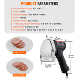 Chainsaws: VEVOR Electric Shawarma Knife, 80W Professional Turkish Kebab Knife, Commercial Stainless Steel Gyro Cutter, Doner Kebab Meat Slicer with 2 Blades, 100mm Blade Diameter, 0-8mm Adjustable Thickness