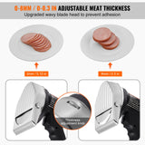 Chainsaws: VEVOR Electric Shawarma Knife, 80W Professional Turkish Kebab Knife, Commercial Stainless Steel Gyro Cutter, Doner Kebab Meat Slicer with 2 Blades, Φ4"/100mm Blade Diameter, 0-8mm Adjustable Thickness
