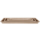 Bakeware & Accessories: VEVOR Baking Pan Set 3-Piece Nonstick Carbon Steel Set with Silicone Handles