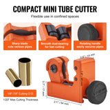 Cutters: VEVOR 3PCS Tubing Cutter Set, 3/16"-2" O.D. Copper Pipe Cutter, 1/8"-7/8" O.D. Mini Tube Cutter and Deburring Tool, Heavy Duty Pipe Cutter Set for Copper, Aluminum, Stainless Steel, Plastic Pipes