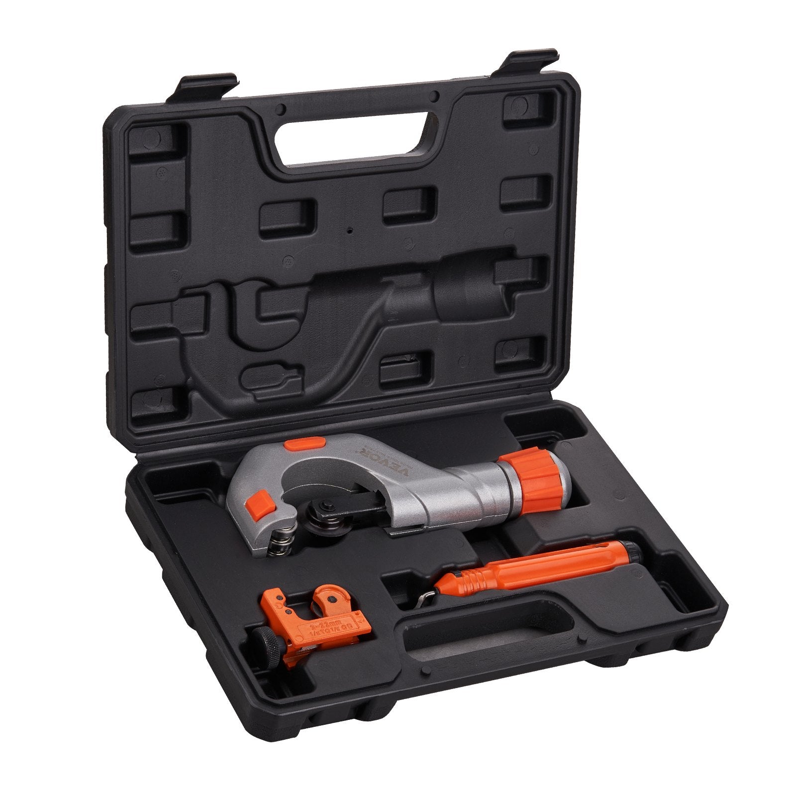 Cutters: VEVOR 3PCS Tubing Cutter Set, 3/16"-2" O.D. Copper Pipe Cutter, 1/8"-7/8" O.D. Mini Tube Cutter and Deburring Tool, Heavy Duty Pipe Cutter Set for Copper, Aluminum, Stainless Steel, Plastic Pipes