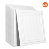 Kitchen & Bathroom DIY: VEVOR Ceiling Tiles 48-Pack 20 x 20 in Polystyrene Easy Installation Glue-up