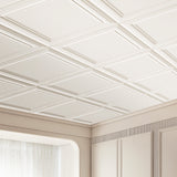 Audio Accessories: VEVOR Ceiling Tiles 96-Pack 20 x 20 in Polystyrene Easy Installation Glue-up