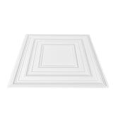 Kitchen & Bathroom DIY: VEVOR Ceiling Tiles 12-Pack 24 x 24 in PVC Easy Installation White Peg Pattern
