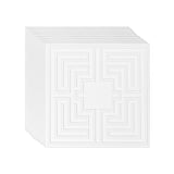 Kitchen & Bathroom DIY: VEVOR Ceiling Tiles 12-Pack 24 x 24 in PVC Easy Installation White Echo Pattern