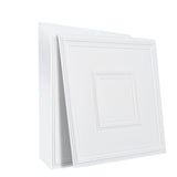 Kitchen & Bathroom DIY: VEVOR Ceiling Tiles 12-Pack 24 x 24 in PVC Easy Installation White Geometric