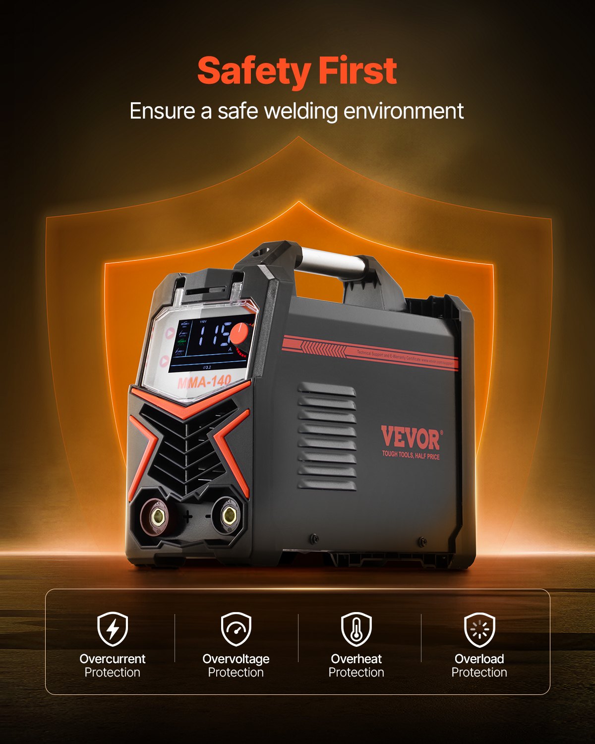 Welding Guns & Plasma Cutters: VEVOR TIG Welder 4-In-1 Welding Machine Pulse MMA Lift STICK IGBT Inverter LED