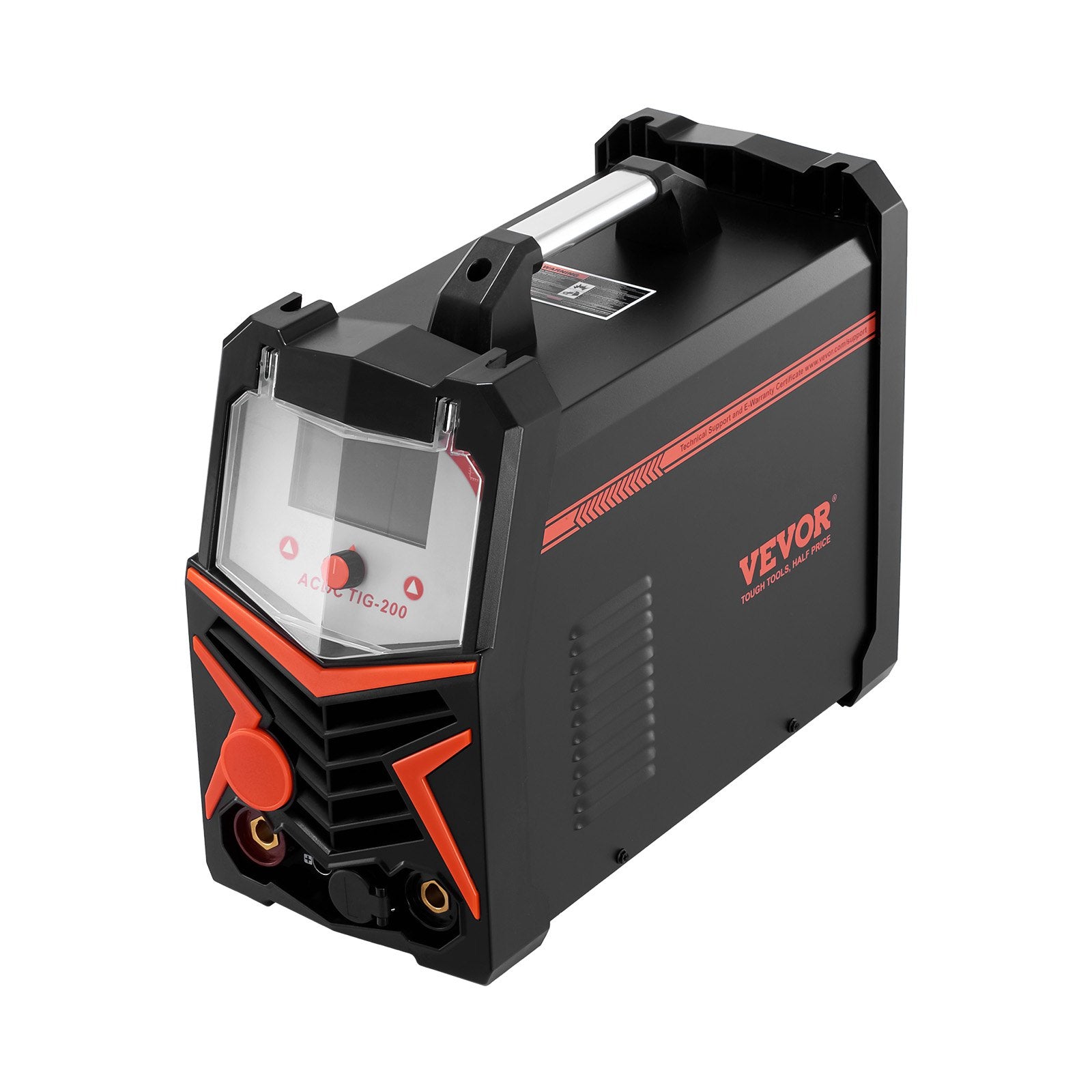 Welding Guns & Plasma Cutters: VEVOR TIG Welder, 200A 6-In-1 Aluminum Welding Machine (LED Display) - AC TIG/DC TIG/AC Pulse TIG/DC Pulse TIG/Spot TIG/MMA(Stick), Electric Welder with Synergic Control IGBT