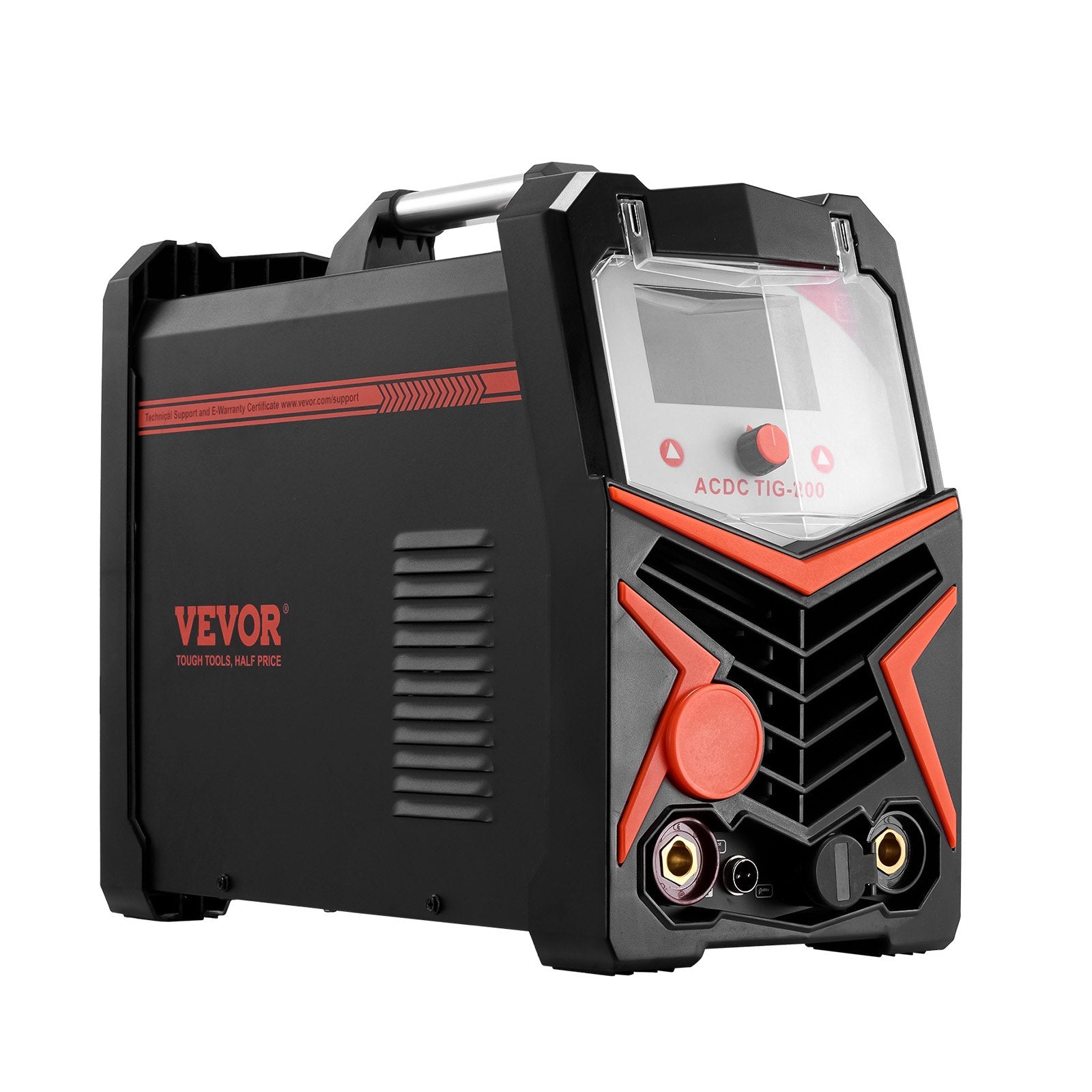Welding Guns & Plasma Cutters: VEVOR TIG Welder, 200A 6-In-1 Aluminum Welding Machine (LED Display) - AC TIG/DC TIG/AC Pulse TIG/DC Pulse TIG/Spot TIG/MMA(Stick), Electric Welder with Synergic Control IGBT
