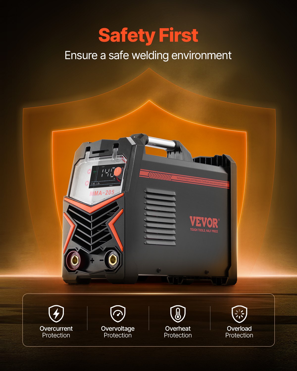 Fountain & Ponds Accessories: VEVOR TIG Welder 2-In-1 Welding Machine Lift MMA Stick Arc IGBT Hot Start LED