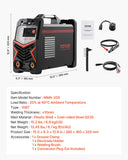 Fountain & Ponds Accessories: VEVOR TIG Welder 2-In-1 Welding Machine Lift MMA Stick Arc IGBT Hot Start LED