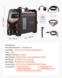Welding Guns & Plasma Cutters: VEVOR TIG Welder, 205A 3-In-1 Welding Machine (Large LED Display)- DC TIG/DC Pulse TIG/MMA(Stick), Electric Welder with IGBT Inverter High-Frequency Start