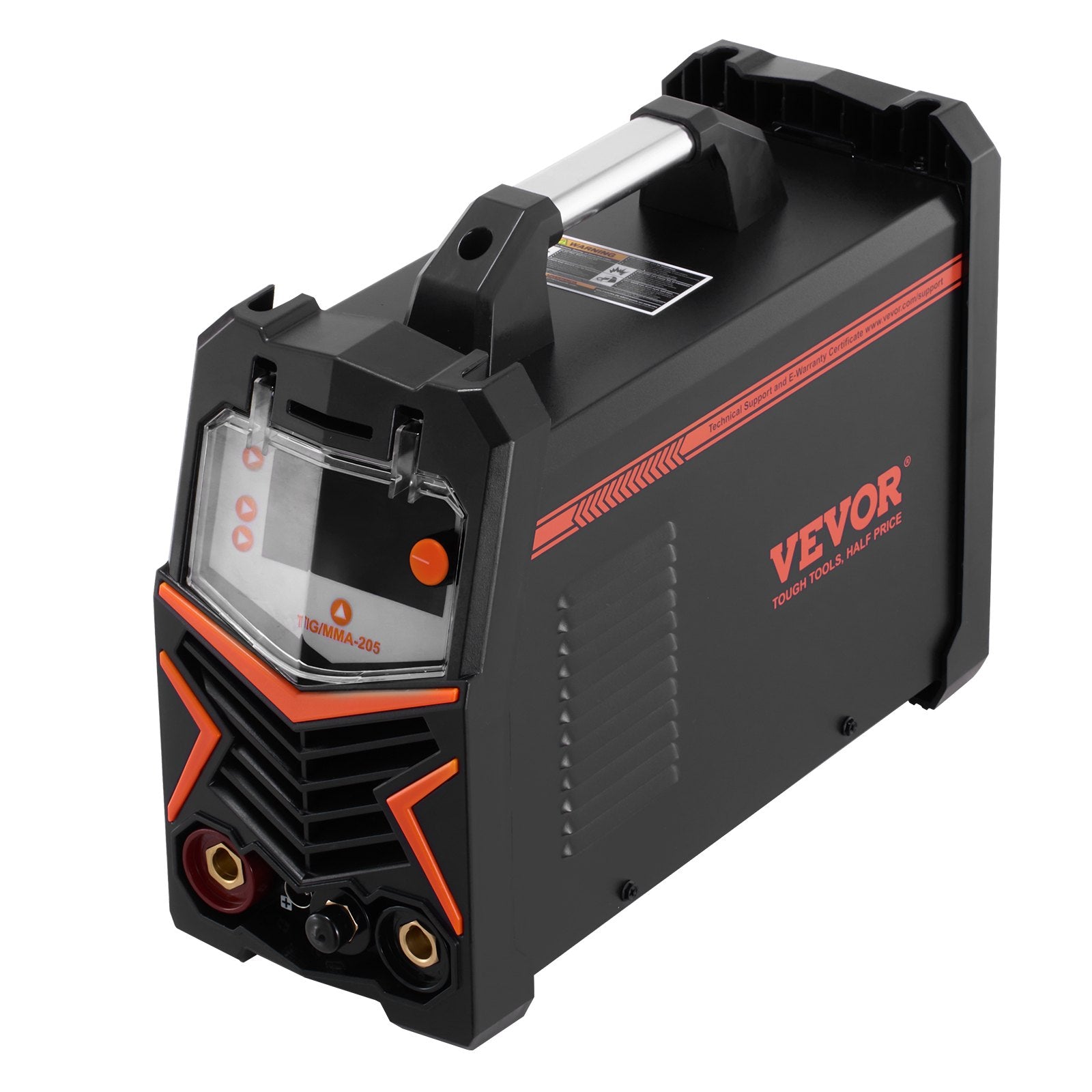 TIG Welder, 205A 3-In-1 Welding Machine (Large LED Display)- DC TIG/DC Pulse TIG/MMA(Stick), Electric Welder with IGBT Inverter High-Frequency Start