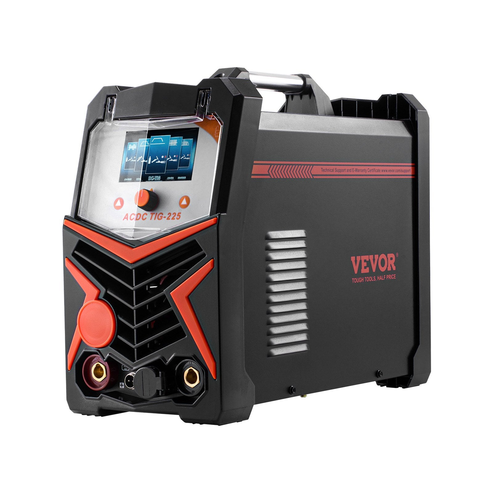 Welding Guns & Plasma Cutters: VEVOR TIG Welder 6-In-1 AC/DC Welding Machine Pulse Spot MMA Stick IGBT Inverter