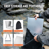 Gardening Tools: VEVOR Gold Panning Kit With Sluice Box, 50" Aluminum Gold Mining Equipment, 23 PCS Gold Prospecting Kit with Gold Pan, Classifier Screen, Separating Magnet, Drawstring Backpack and Accessories