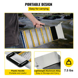 Building Toys: VEVOR Aluminum Alloy Sluice Box, Compact 36" Mini Sluice Boxes for Gold, Lightweight Gold Sluice Equipment, Portable Sluice Boxes with Miner\'s Moss, River, Creek, Gold Panning, Prospecting, Dredging