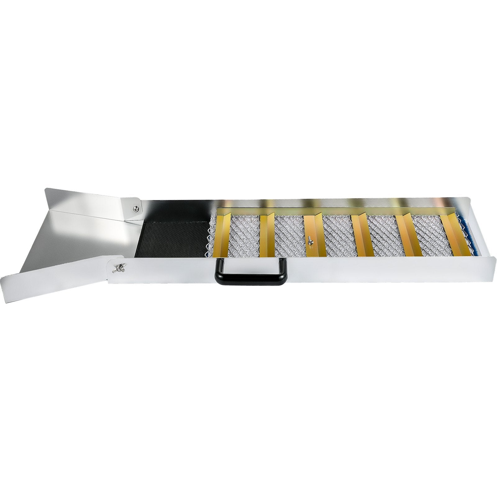 Aluminum Alloy Sluice Box, Compact 36" Mini Sluice Boxes for Gold, Lightweight Gold Sluice Equipment, Portable Sluice Boxes with Miner\'s Moss, River, Creek, Gold Panning, Prospecting, Dredging