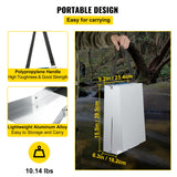 Building Materials: VEVOR Folding Aluminum Alloy Sluice Box, Compact 50" Sluice Boxes for Gold, Lightweight Gold Sluice Equipment, Portable Sluice Boxes with Miner's Moss, River, Creek, Gold Panning, Prospecting, Dredg