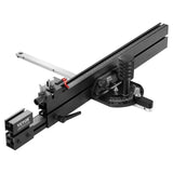 Chainsaws: VEVOR Precision Miter Gauge, Standard Slot 3/4'' x 3/8'', Aluminum Alloy Table Saw Miter Gauge with 19-35 in Grating 15 Angle Stops Adjustable Spring Loaded Plunger and Removable Disc, for Woodworking